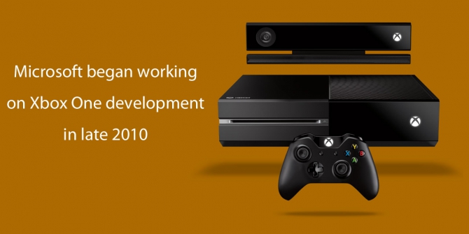XBOX ONEは2010年後半から開発開始