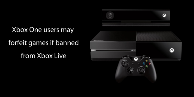 XBOX ONEでBANされるとソフトを失うかも